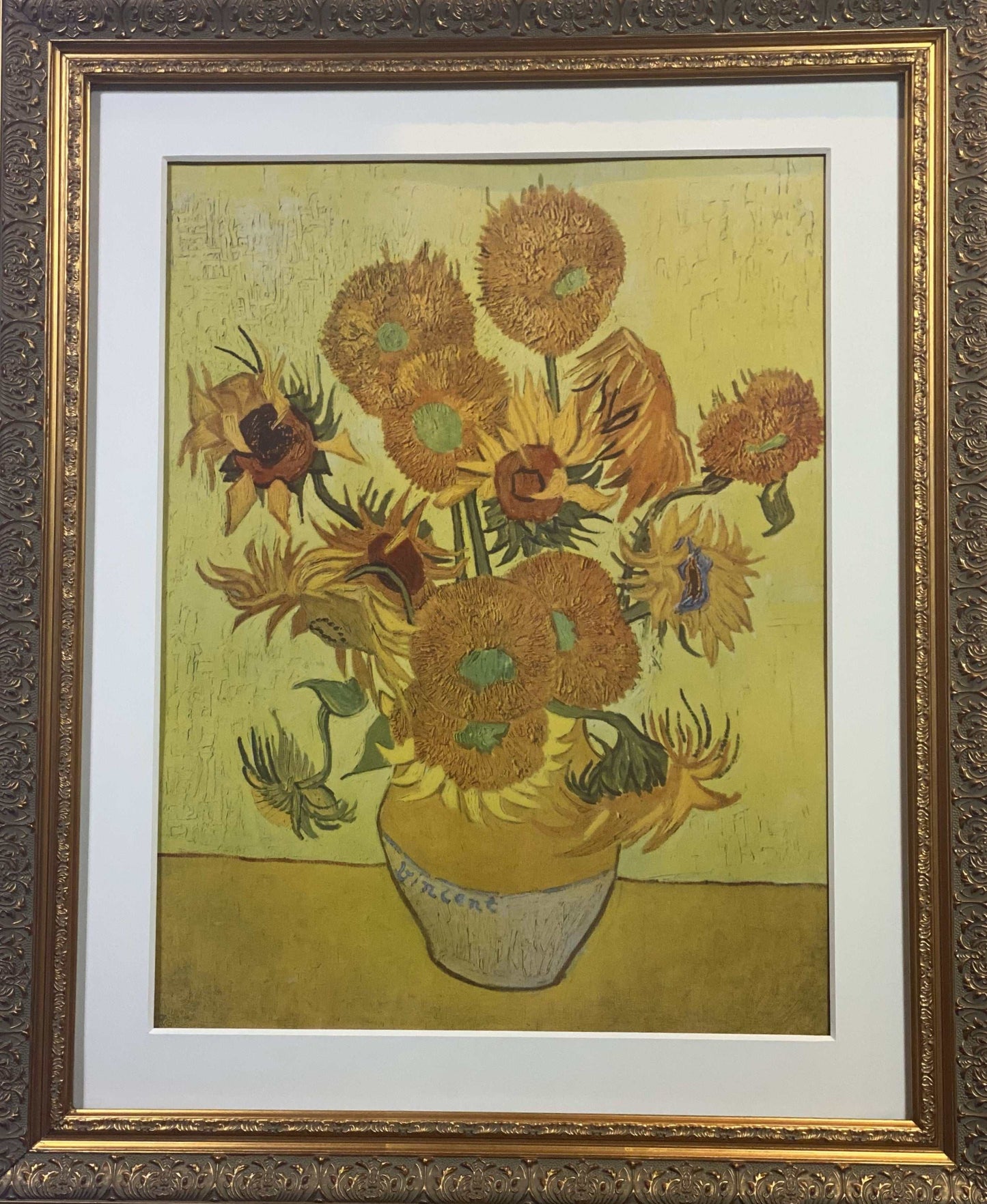 Vincent VAN GOGH Lithograph Limited Edition "Sunflowers" 1937