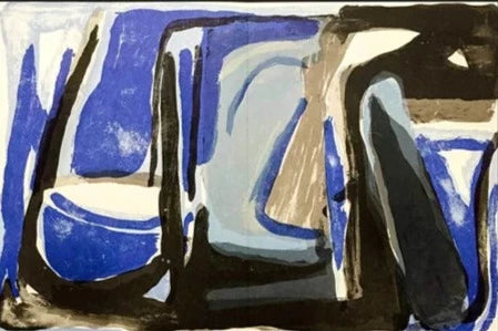 Bram VAN VELDE Lithograph Original, 1975