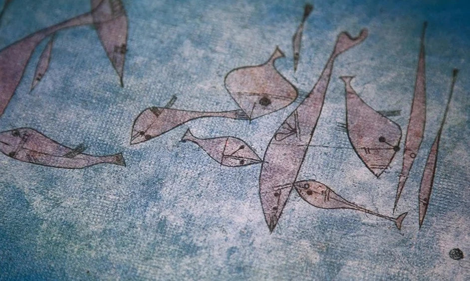 Paul Klee Limited Edition Lithograph, Fischbild 1925