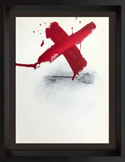 Antoni TAPIES Original Limited Edition Color Lithograph, 1973