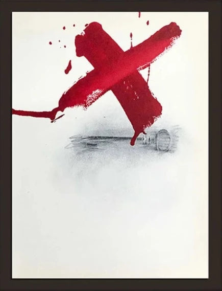 Antoni TAPIES Original Limited Edition Color Lithograph, 1973