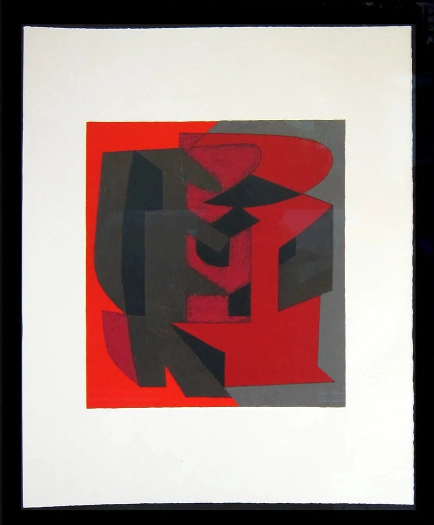 Victor VASARELY Original Lithograph Limited Edition on Rives Couronne paper