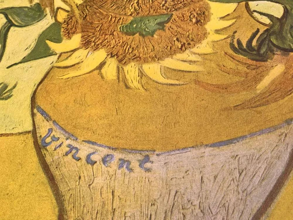 Vincent VAN GOGH Lithograph Limited Edition "Sunflowers" 1937