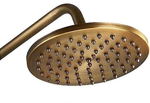 Exposed Shower System: The exposed shower is a 3 in 1 shower system that functions as a rainfall shower, handheld shower or tub spout. Rainfall shower head / Handheld shower spray with flexible hose / Bathtub Spout with switch diverter / Separate hot and cold handles for precise adjustment. Brushed Brass.