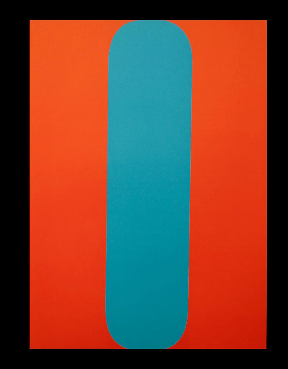 Ellsworth KELLY Lithograph Original 1964 Red/Blue Limited Edition
